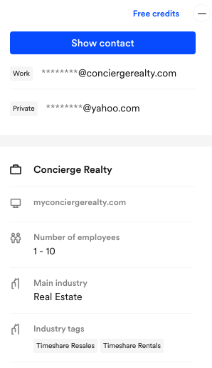 LinkedIn Lusha Extension